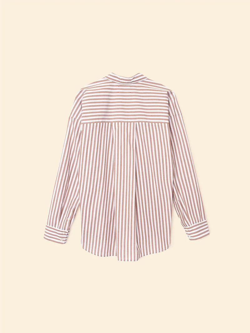 Xirena Shirt Jordy Shirt, Cafe Stripe Soho-Boutique