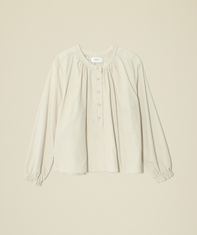 Xirena Shirt Leigh Top, Bisque Soho-Boutique