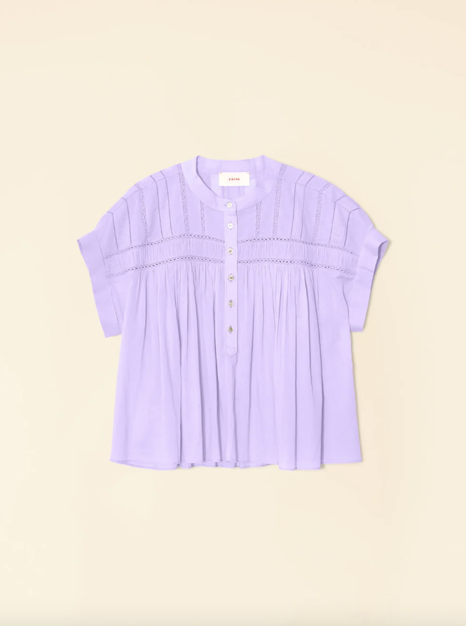 Xirena Shirt Louelle Top, Soft Iris Soho-Boutique