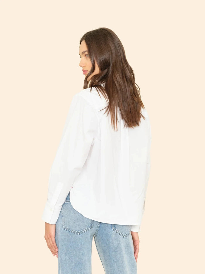 Xirena Shirt Monroe Shirt, White Soho-Boutique