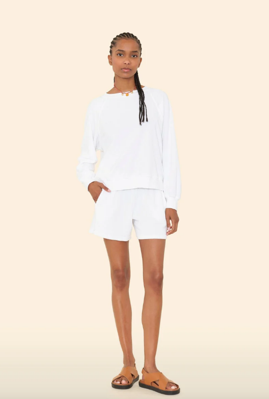 Xirena Short Shayden Short, White Terry Soho-Boutique