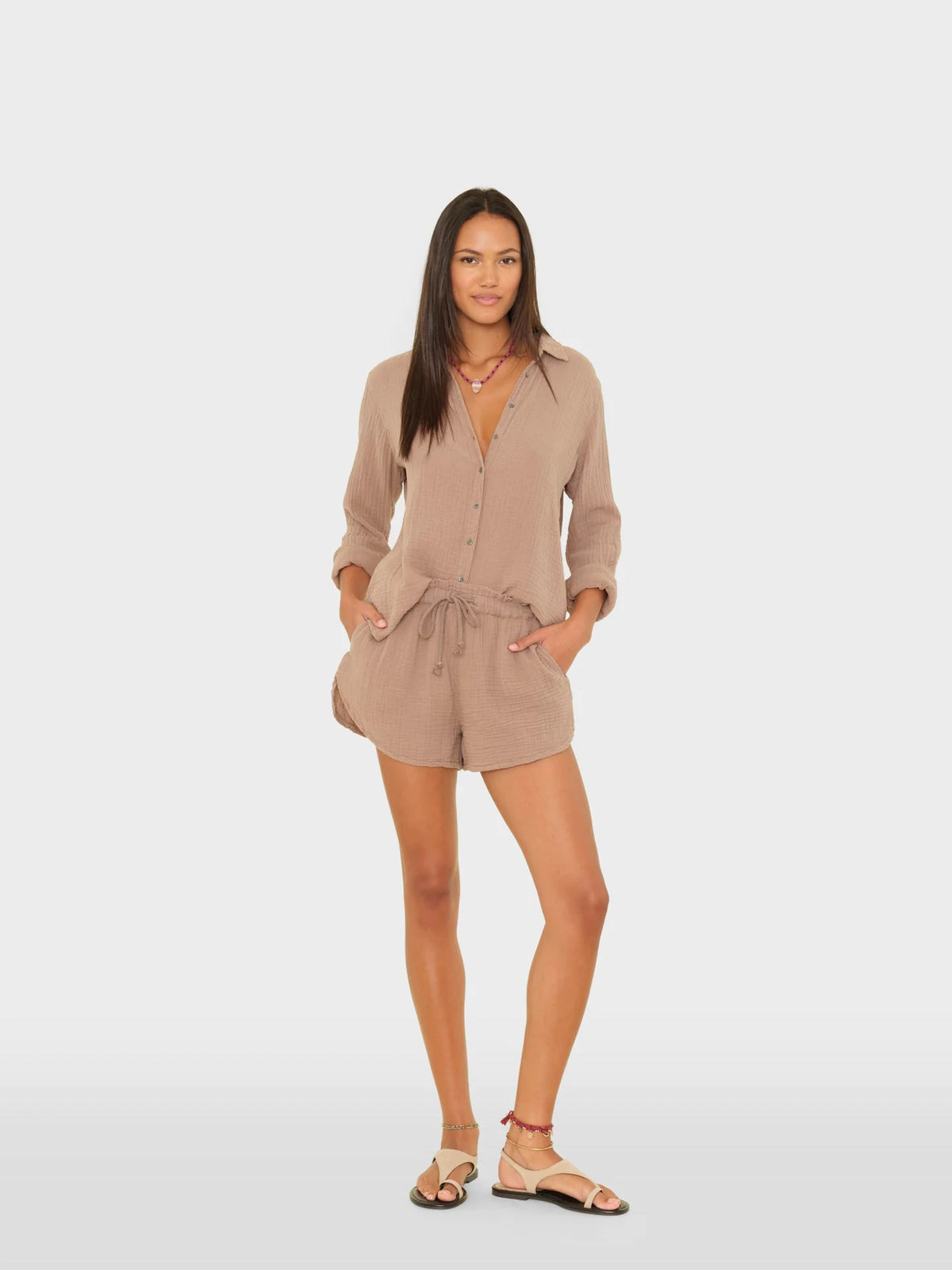 Xirena Short Starla Short, Ash Brown Soho-Boutique