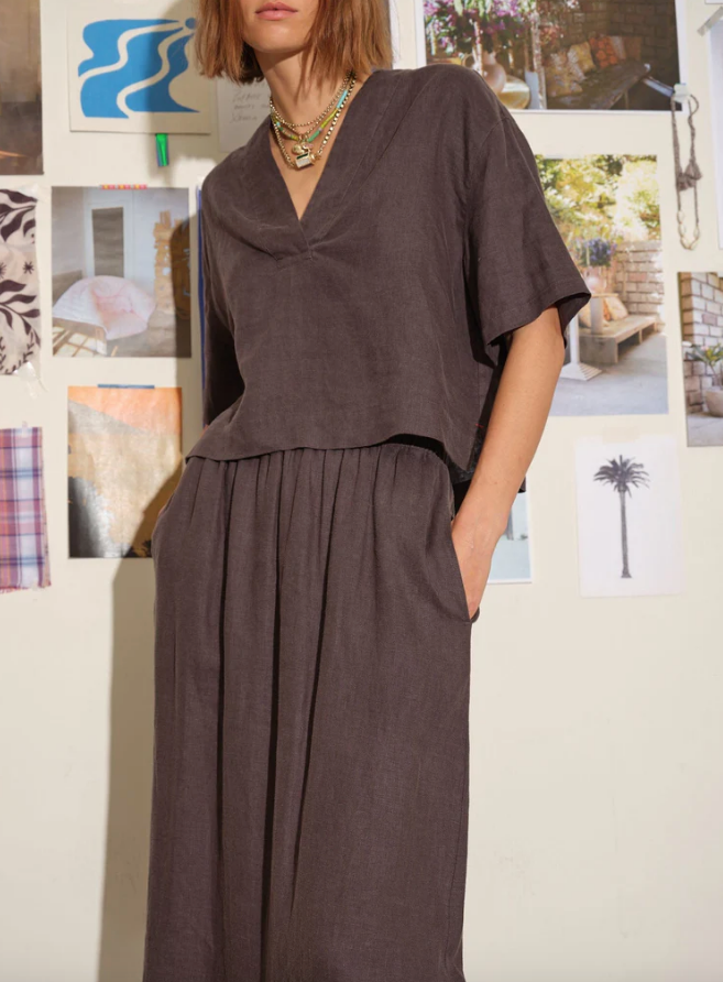 Xirena Skirt Loretta Skirt, Black Quartz Soho-Boutique