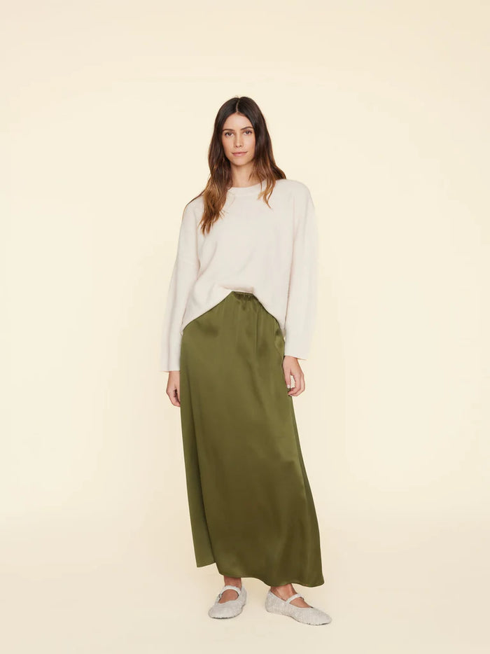 Sela Skirt, Olive Gold