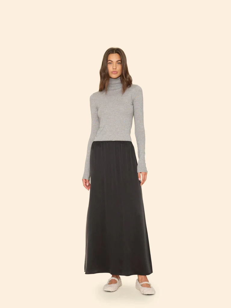 Xirena Skirt Sela Skirt, Jet Black Soho-Boutique