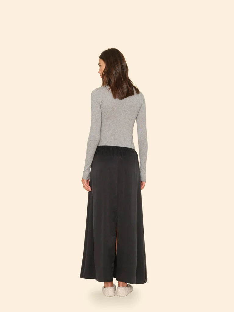 Xirena Skirt Sela Skirt, Jet Black Soho-Boutique