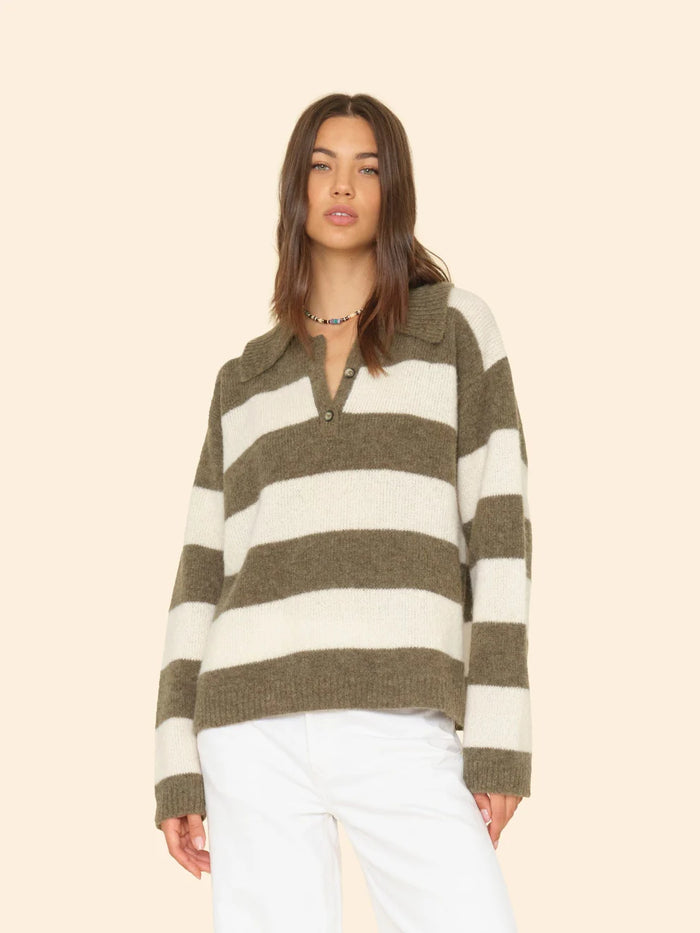 Brenton Sweater, Cream Loden