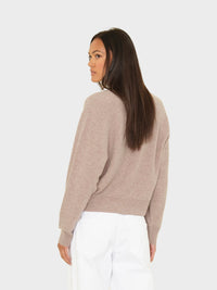 Xirena Sweater Girffin Sweater, Heather Brown Soho-Boutique