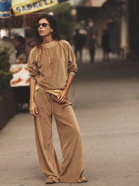 Xirena Sweatpants Manon Pant, Heather Camel Soho-Boutique