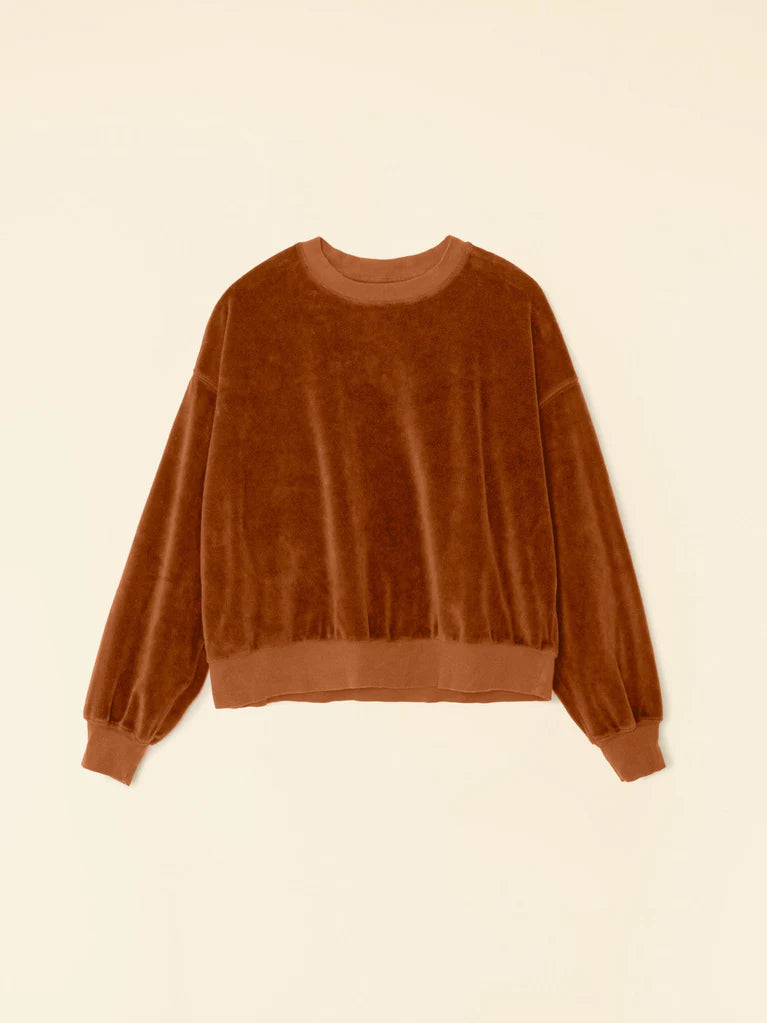 Huxley Sweatshirt, Brown Sugar