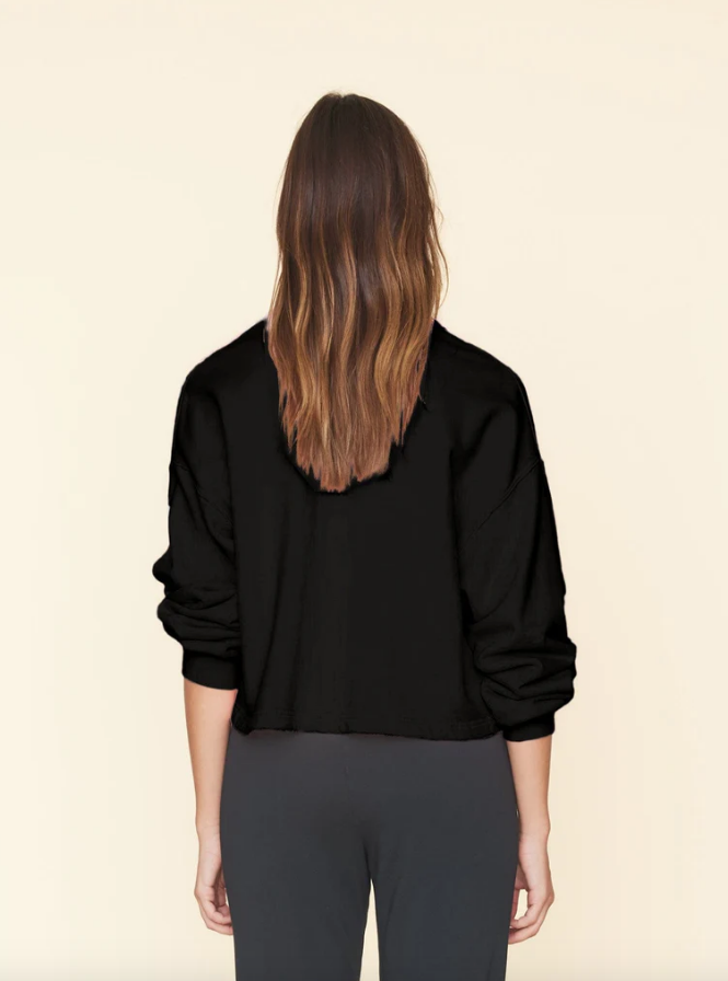 Xirena Sweatshirt Holt Sweatshirt, Vintage Black Soho-Boutique