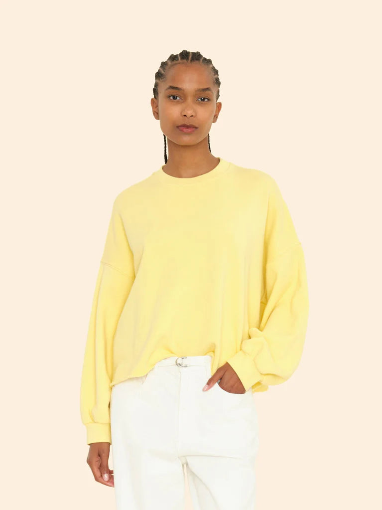 Xirena Sweatshirt Honor Sweatshirt, Canary Yellow Soho-Boutique