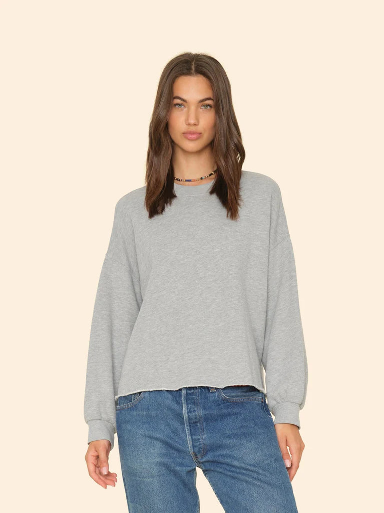 Xirena Sweatshirt Honor Sweatshirt, Heather Grey Soho-Boutique