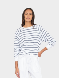 Xirena Sweatshirt Hopper Sweatshirt, Cloud White Soho-Boutique