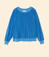 Xirena Sweatshirt Hopper Sweatshirt, Fiji Blue Terry Soho-Boutique