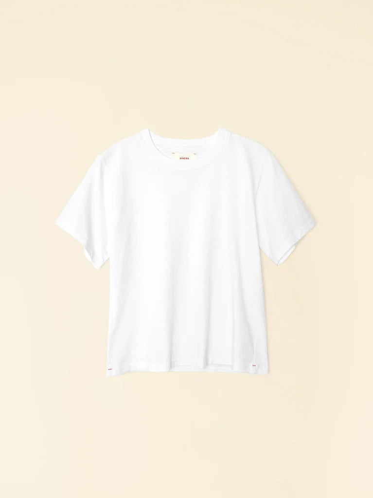 Xirena T-Shirt Georgy Tee, White Soho-Boutique