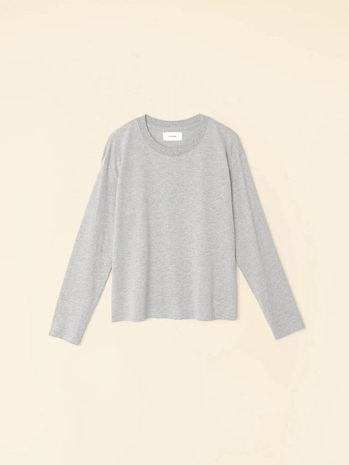 Xirena T-Shirt Nico Tee, Heather Grey Soho-Boutique