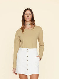 Xirena T-Shirt Nico Tee, Twine Taupe Soho-Boutique