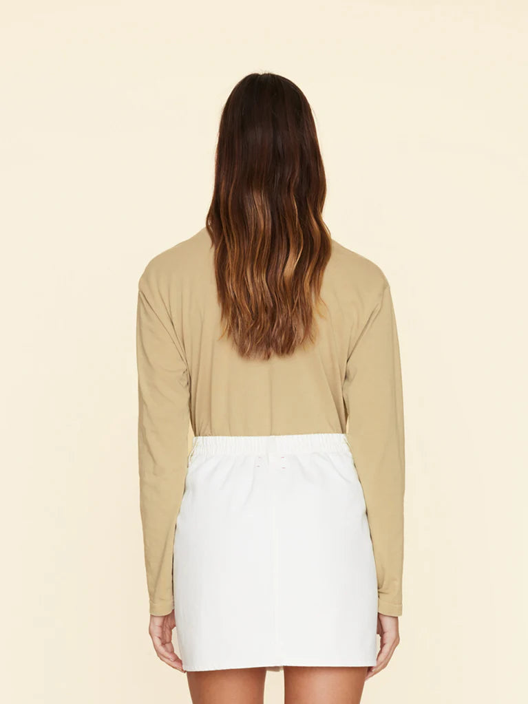 Xirena T-Shirt Nico Tee, Twine Taupe Soho-Boutique