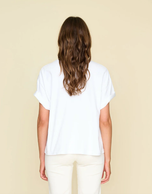 Xirena T-Shirt Palmer Tee, White Soho-Boutique