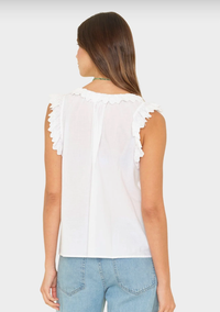Xirena Tank Bexie Top, White Soho-Boutique