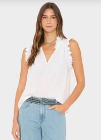Xirena Tank Bexie Top, White Soho-Boutique