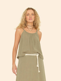 Xirena Tank Brandi Tank, Dark Seagrass Soho-Boutique