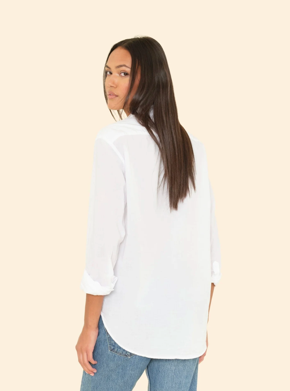 Xirena Top Beau Shirt, White Soho-Boutique