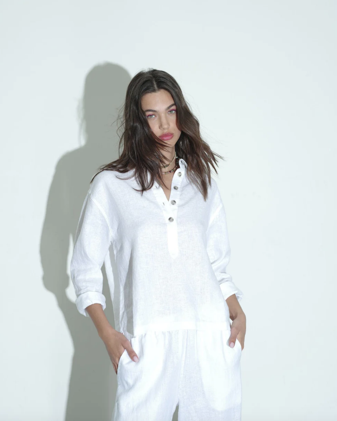 Xirena Top Booker Top, White Soho-Boutique