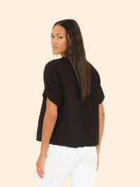 Xirena Top Carson Top, Black Soho-Boutique