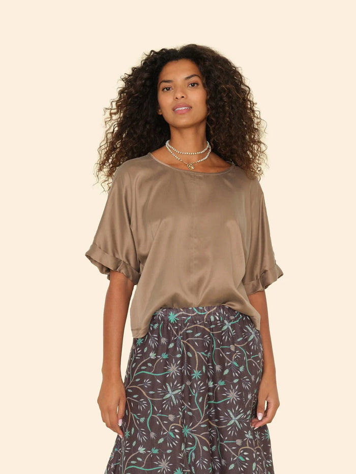 Xirena Top Savoye Top, Cool Bronze Soho-Boutique