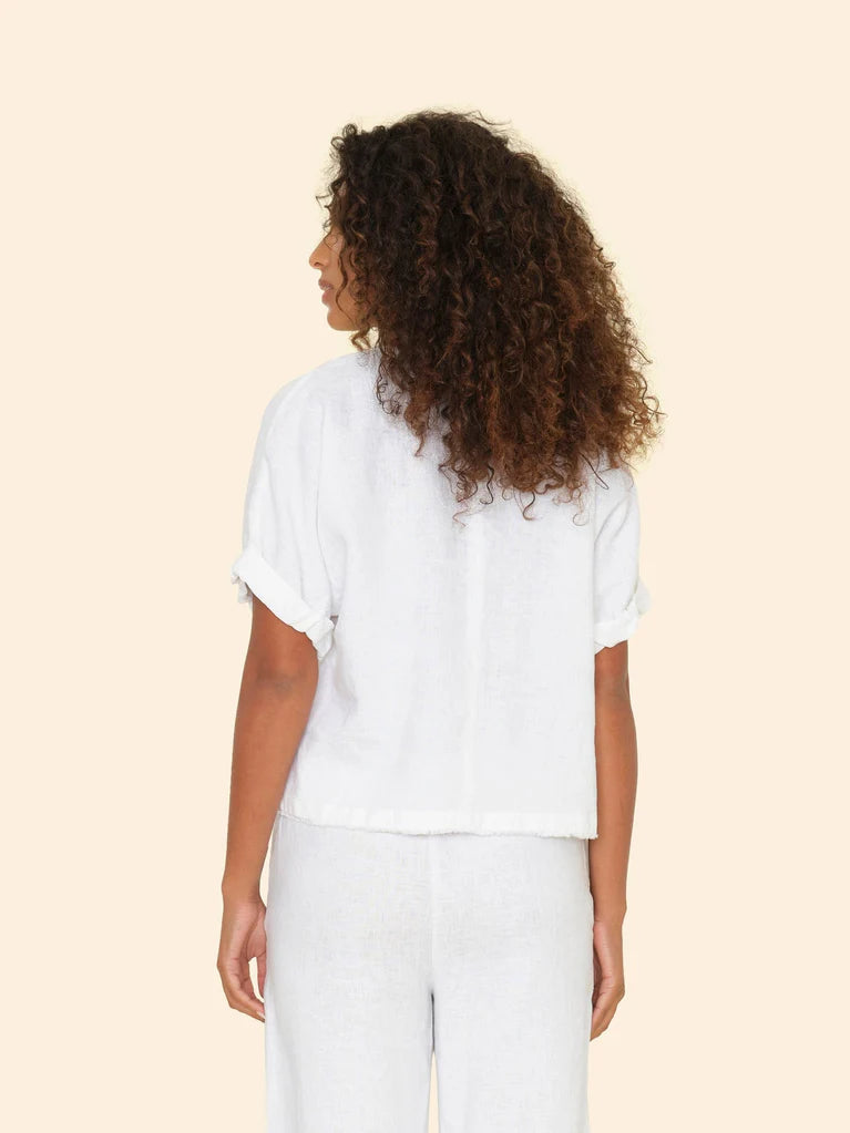 Xirena Top Savoye Top, White Soho-Boutique