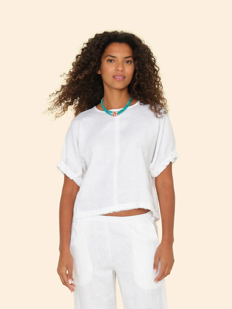 Xirena Top Savoye Top, White Soho-Boutique