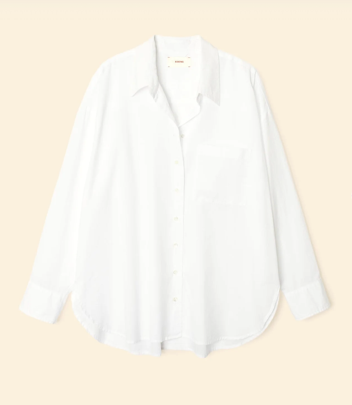 Xirena Top Sydney Shirt, White Soho-Boutique
