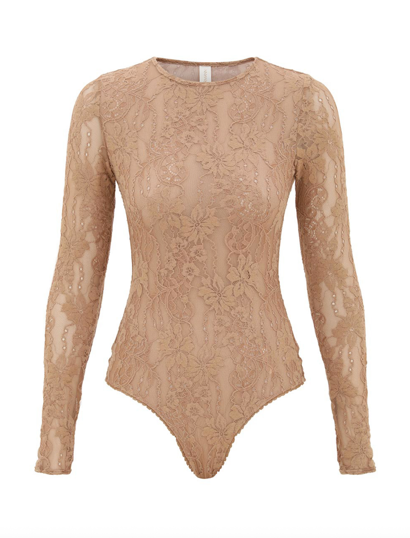 Zimmermann Bodysuit Lace Bodysuit, Biscuit Soho-Boutique