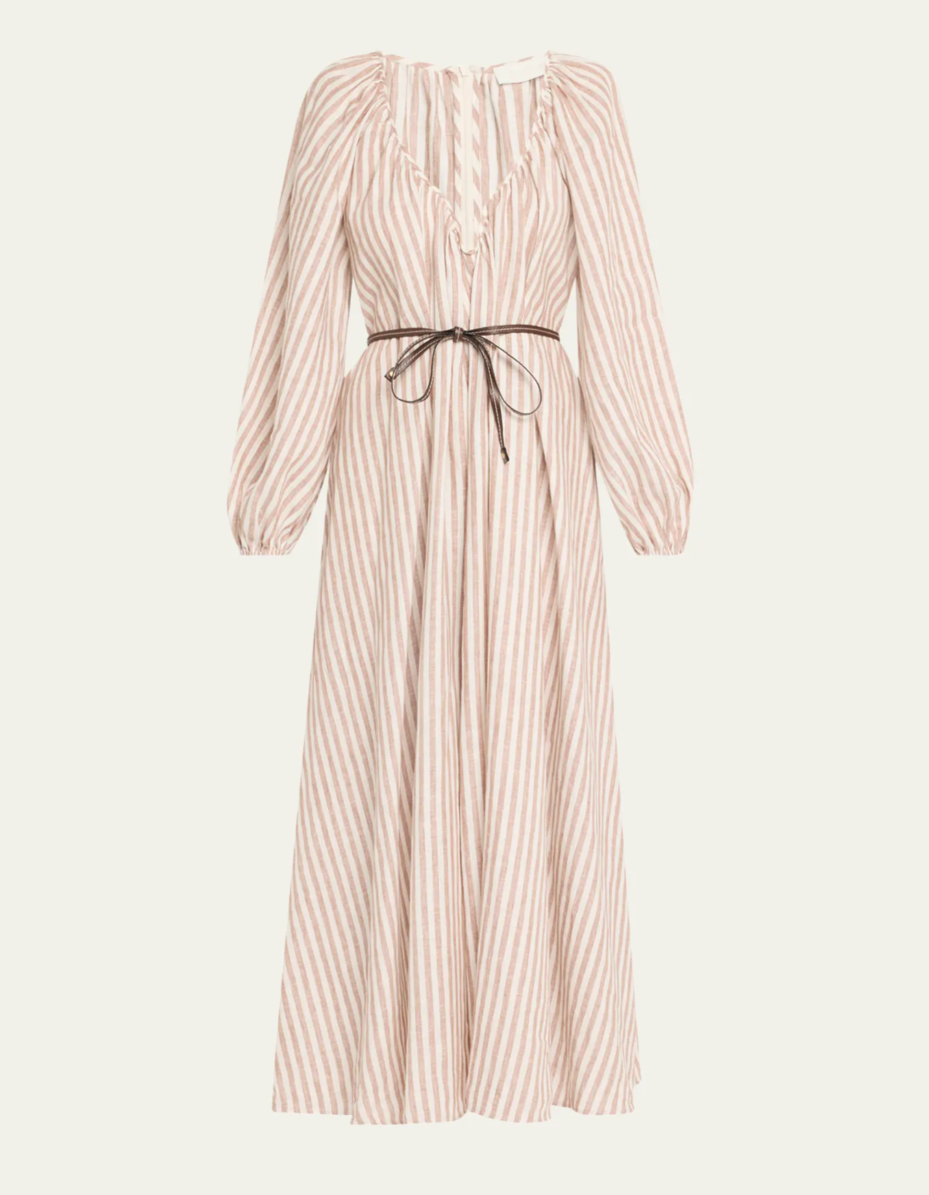 zimmermann striped maxi dress Tiered striped cotton maxi dress - yellow