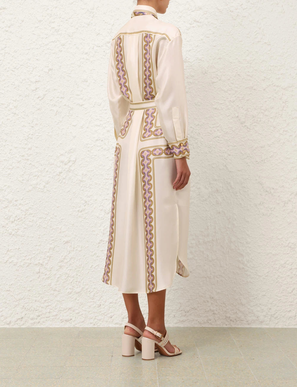 Zimmermann Dress Luna Retro Midi Dress, Retro Geo Soho-Boutique