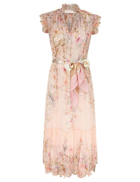 Zimmermann Dress Rebellion Flutter Dress, Cream Aviary Soho-Boutique