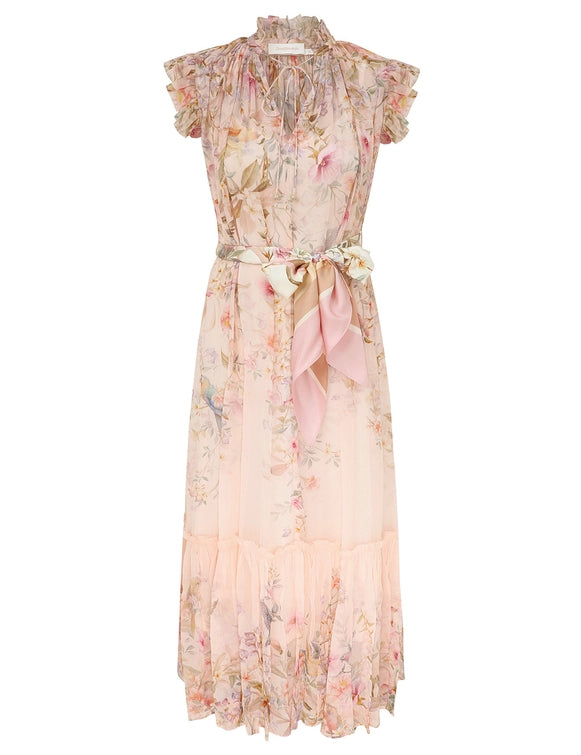 Zimmermann Dress Rebellion Flutter Dress, Cream Aviary Soho-Boutique