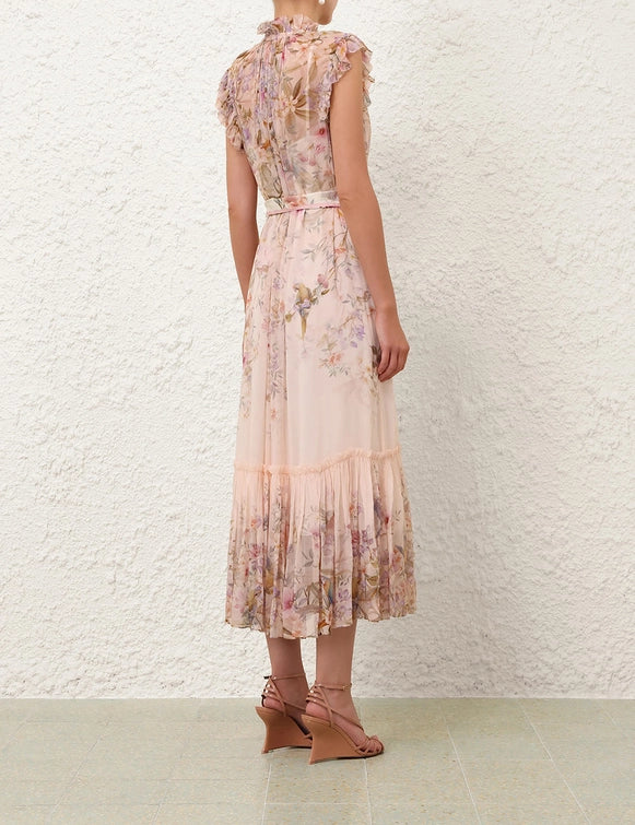 Zimmermann Dress Rebellion Flutter Dress, Cream Aviary Soho-Boutique