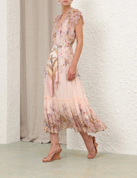 Zimmermann Dress Rebellion Flutter Dress, Cream Aviary Soho-Boutique