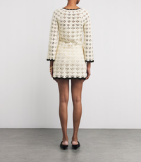 Zimmermann Dress Rhiannon Crochet Dress, Ivory Soho-Boutique