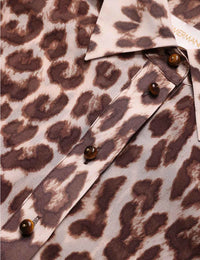 Zimmermann Shirt Sunray Collared Shirt, Leopard Soho-Boutique