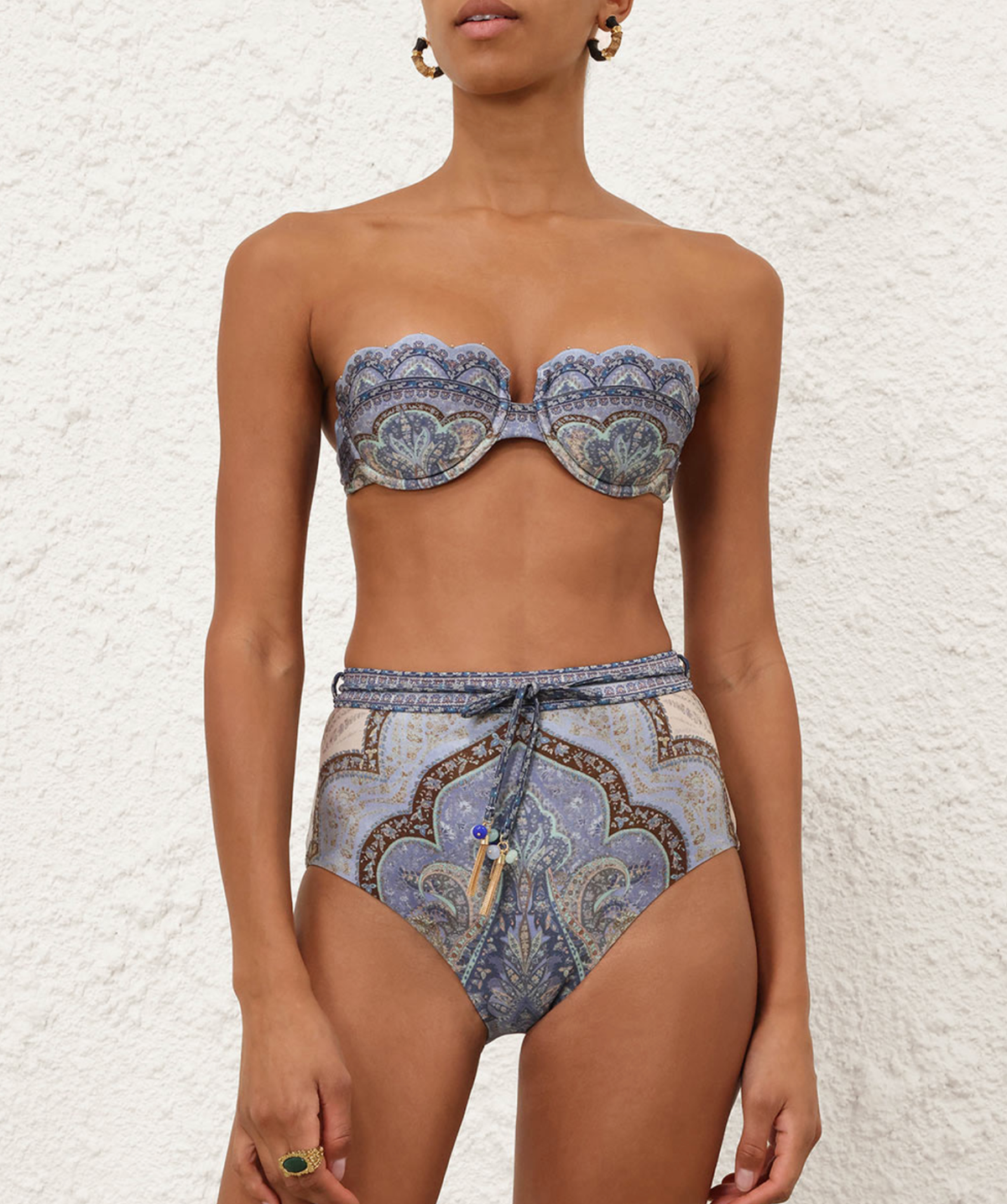 Zimmermann Swim Wanderlust High Waist Pant Soho-Boutique