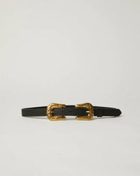 B-LOW THE BELT Belt Amalia Belt, Black/Gold Soho-Boutique