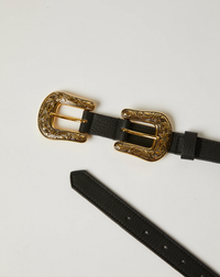 B-LOW THE BELT Belt Amalia Belt, Black/Gold Soho-Boutique