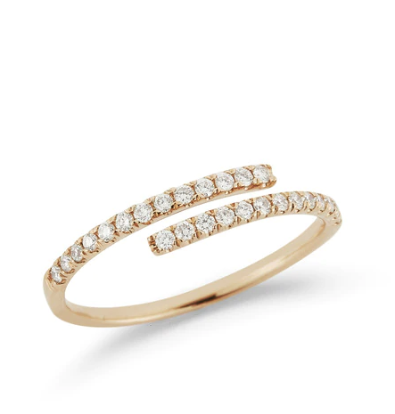 Dana Rebecca Designs Fine Jewelry Lauren Joy Diamond Bypass Ring Soho-Boutique