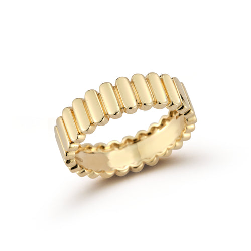 Dana Rebecca Designs Fine Jewelry Melody Eden Vertical Gold Bar Ring Soho-Boutique