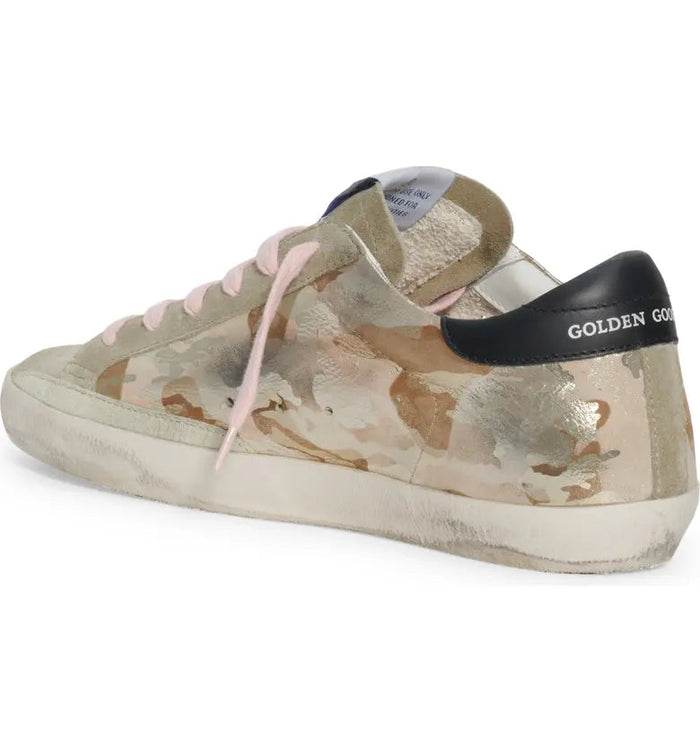 Golden Goose Deluxe Brand Sneakers Super Star Camo Taupe Black Soho-Boutique