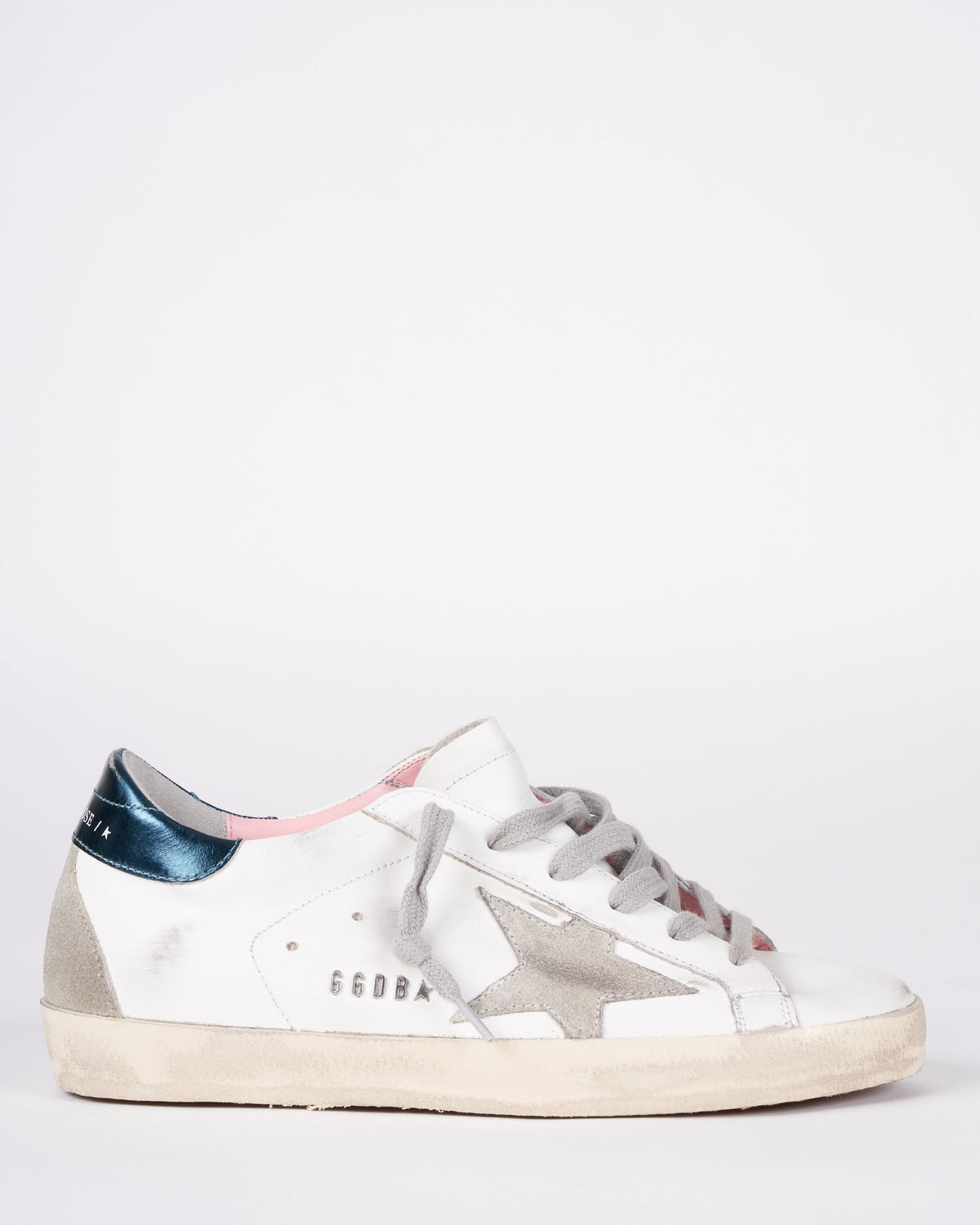 Golden Goose Deluxe Brand Sneakers Super Star White/Ice/Petroleum Soho-Boutique
